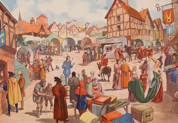 A vida nuhna cidade medieval Recuncho da historia, Edad Media, Idade Media