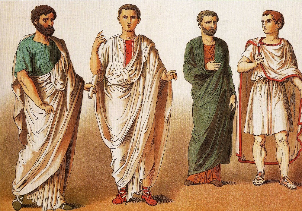 Indumentaria en la Roma antigua. Ropas masculinas