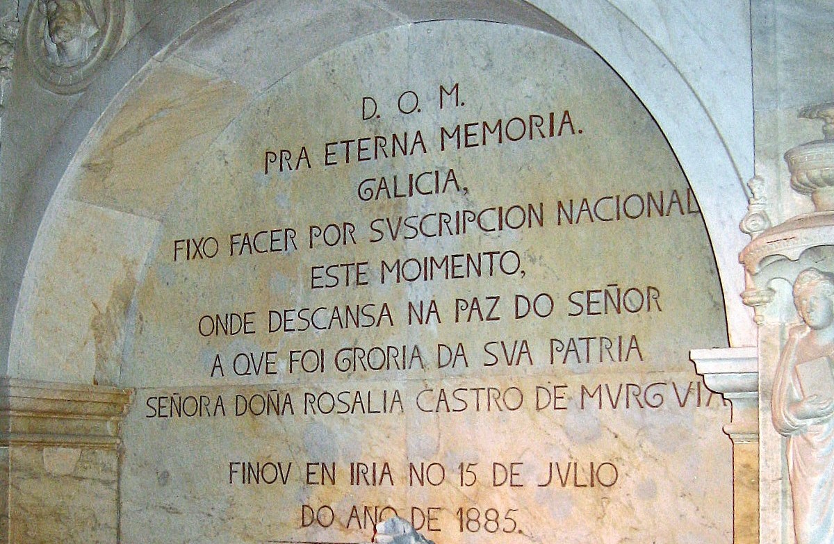 Tumba Rosalía de Castro