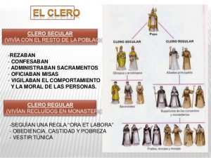 El clero en la Edad Media Rincón de la historia, Edad Media