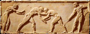 A orixe dos Xogos Olímpicos Mundo Antigo, Mundo Antiguo, Recuncho da historia