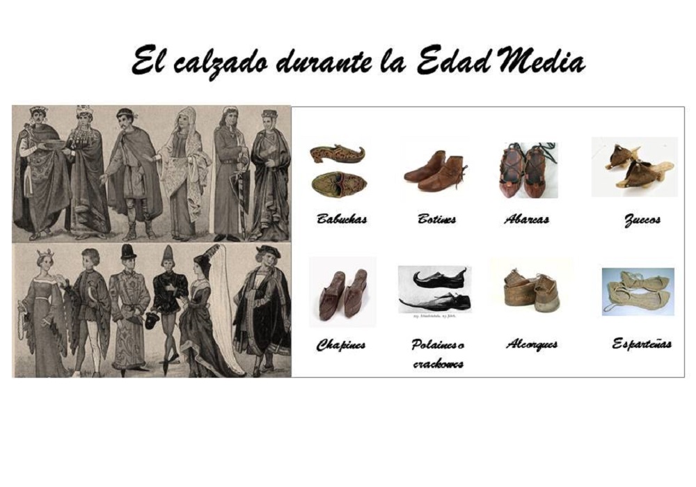 medida Increíble director El calzado durante la Edad Media - Recreación de la historia