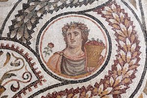O mosaico romano Mundo Romano, Recuncho da historia