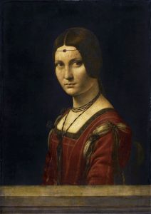 La belle Ferroniere, Leonardo da Vinci