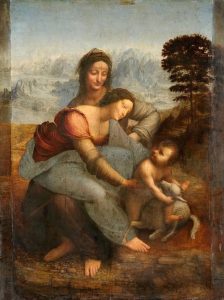 La Virgen y el Niño con Santa Ana, Leonardo da Vinci