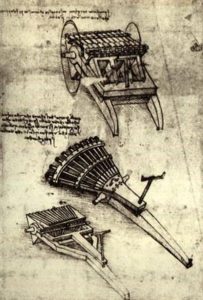Máquina guerra, Leonardo da Vinci