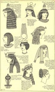 Tocados peinados y pelucas en el antiguo Egipto