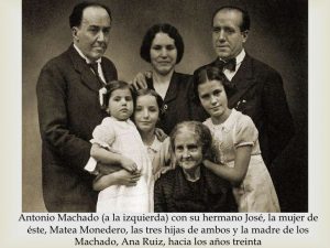 Antonio Machado, foto de familia
