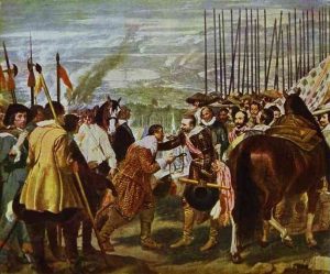 La rendición de Breda. De Diego Velázquez