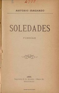 Soledades, de Antonio Machado
