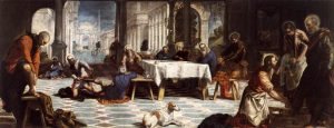 Pintura da escola veneciana Recuncho da historia