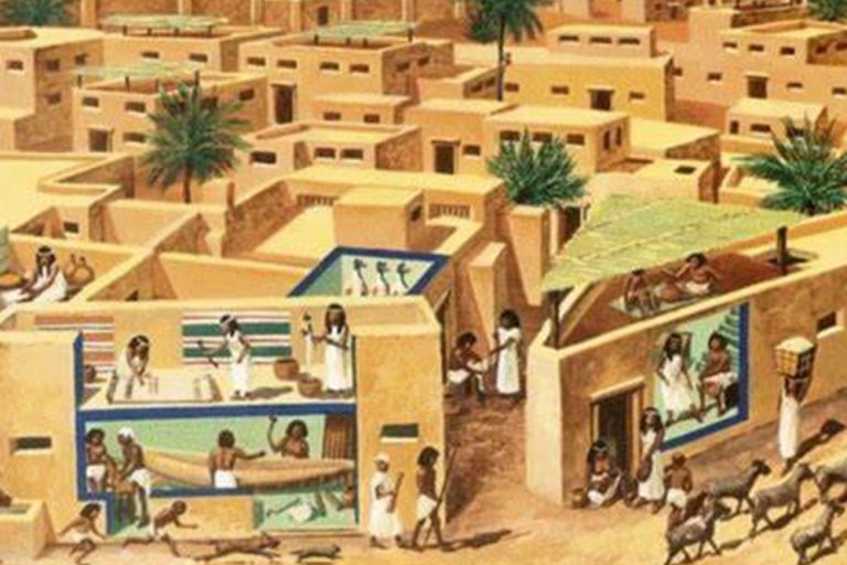 Casas-antiguo-Egipto O Recuncho da Historia Mundo Antigo, Mundo Antiguo, Recuncho da historia