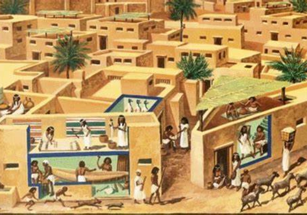 Las casas en el antiguo Egipto