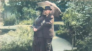Sellier y su esposa, en 1915