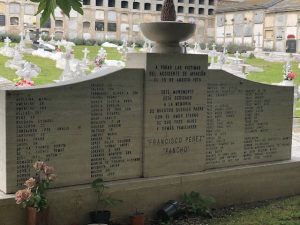 Monumento víctimas accidente aéreo