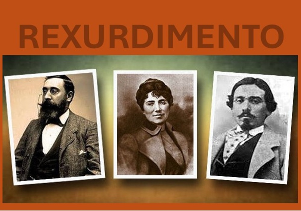 El Rexurdimento es el hito en la historia de Galicia que pone fin a los llamados séculos escuros (siglos oscuros). La lengua, la cultura y, muy especialmente, la literatura gallega, resurgen para ser reivindicados por políticos e intelectuales que defienden una identidad del país.