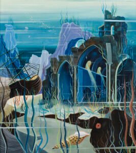 Urbano Lugrís, un pintor diferente Templo sumergido