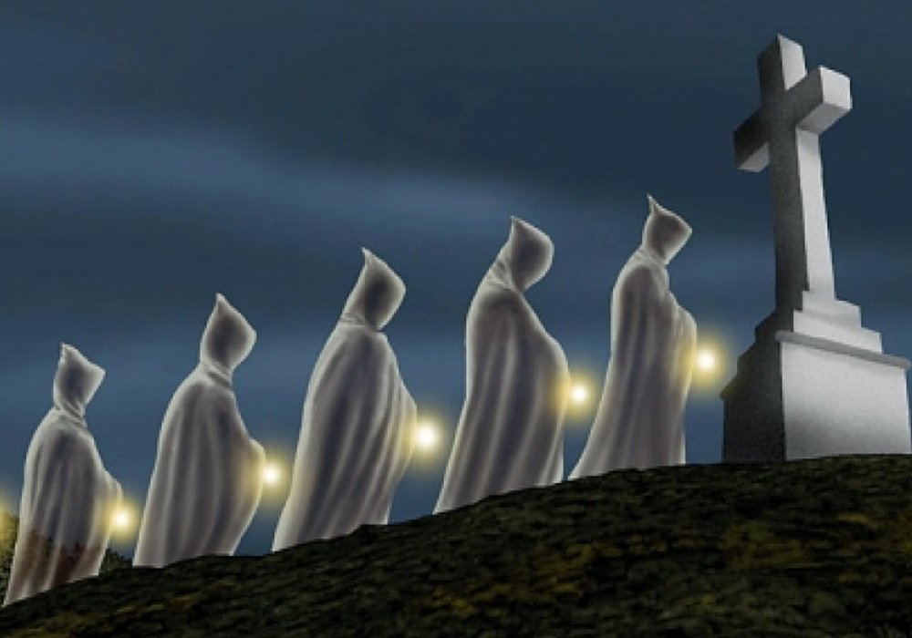 A procesión de Xás é unha tradición galega que se caracteriza por ser unha comitva fúnebre, semellante á Santa Compaña.